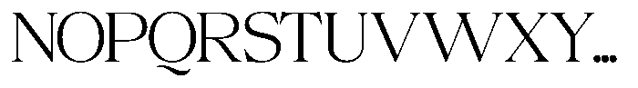 Colitez Serif Extra Light Font UPPERCASE