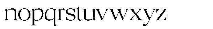 Colitez Serif Extra Light Font LOWERCASE