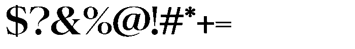 Colitez Serif Medium Font OTHER CHARS