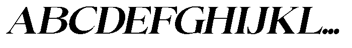 Colitez Serif Semi Bold Italic Font UPPERCASE