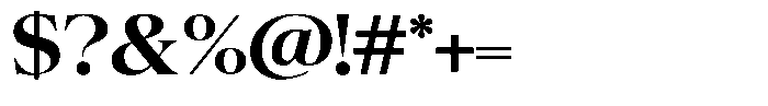 Colitez Serif Semi Bold Font OTHER CHARS