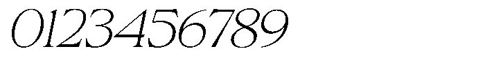 Colitez Serif Thin Italic Font OTHER CHARS