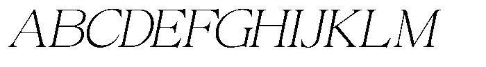 Colitez Serif Thin Italic Font UPPERCASE