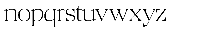 Colitez Serif Thin Font LOWERCASE