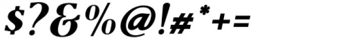 Collager Black Oblique Font OTHER CHARS
