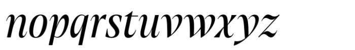 Collapse Italic Font LOWERCASE