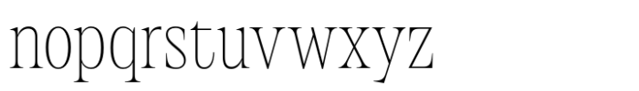 Collapse Thin Font LOWERCASE