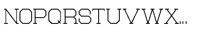 College Regular Font UPPERCASE