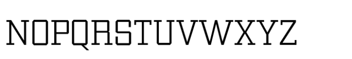 College Vista 34 Light Font LOWERCASE