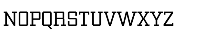 College Vista 34 Regular Font LOWERCASE