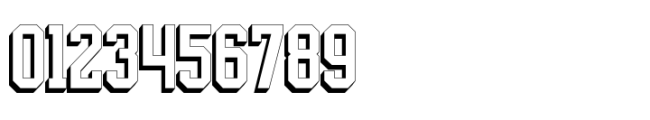 Collegeblock 2 3D Extrude Font OTHER CHARS