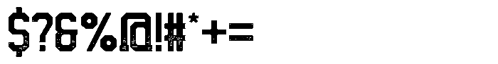 Collegend Inline Texture Font OTHER CHARS