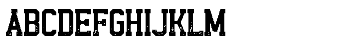 Collegend Inline Texture Font UPPERCASE