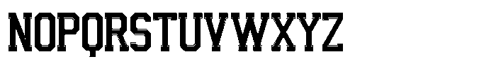 Collegend Inline Font UPPERCASE
