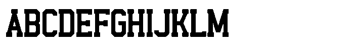 Collegend Regular Font UPPERCASE
