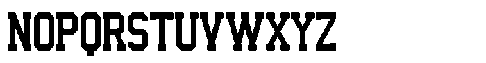 Collegend Regular Font UPPERCASE