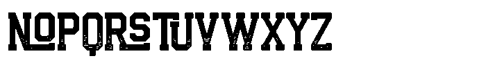 Collegend Texture Font LOWERCASE