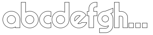 Collidge Regular Outline FONT