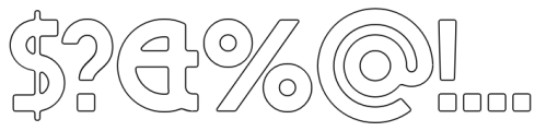 Collidge Rounded Outline Font OTHER CHARS