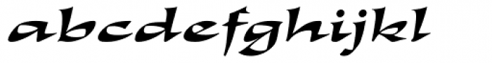 Collier Script Italic Font LOWERCASE