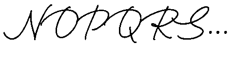 Collins Hearthfield Font UPPERCASE