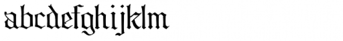 Collins Old English Font LOWERCASE