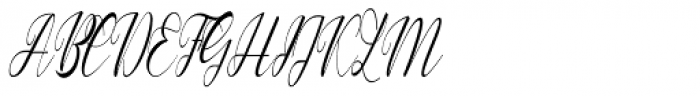Collyna Regular Font UPPERCASE
