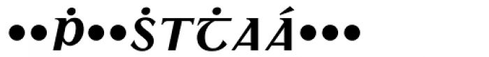 Colmcille Alt MT Bold Italic Font UPPERCASE