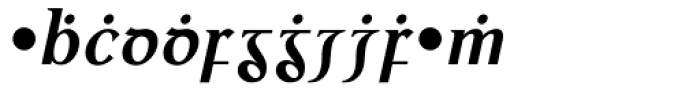 Colmcille Alt MT Bold Italic Font LOWERCASE