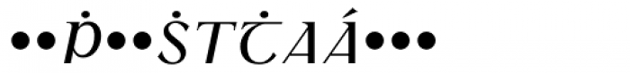 Colmcille Alt MT Italic Font UPPERCASE