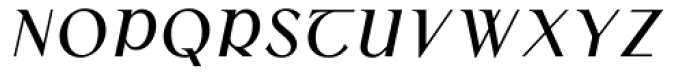 Colmcille MT Italic Font UPPERCASE
