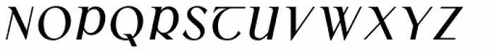 Colmcille Std Italic Font UPPERCASE