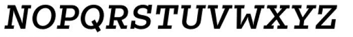 Colon Italic Font UPPERCASE