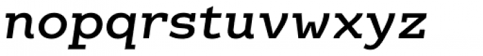 Colon Italic Font LOWERCASE