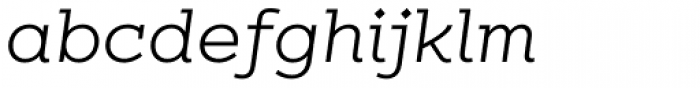 Colon Light Italic Font LOWERCASE