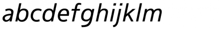 Colophon Medium Italic Font LOWERCASE