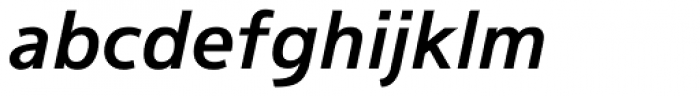 Colophon SemiBold Italic Font LOWERCASE