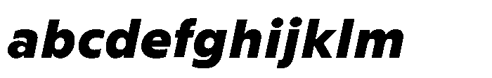 Colossus Black Italic FONT