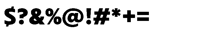 Colossus Black Font OTHER CHARS