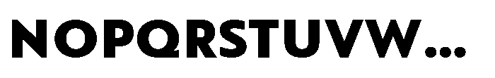 Colossus Black Font UPPERCASE