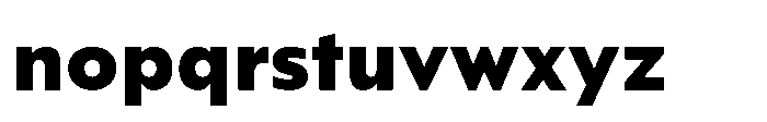 Colossus Black Font LOWERCASE