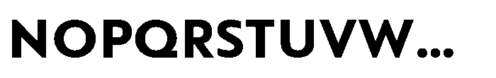 Colossus Bold Font UPPERCASE