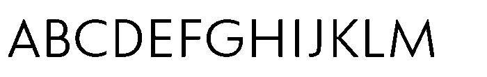 Colossus Light Font UPPERCASE