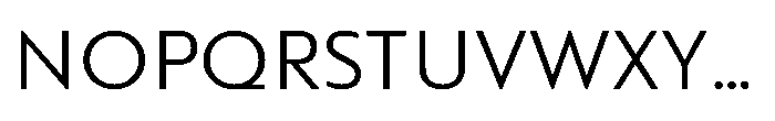 Colossus Light Font UPPERCASE