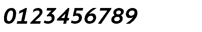 Colossus Medium Italic Font OTHER CHARS