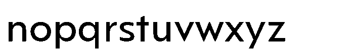 Colossus Regular Font LOWERCASE