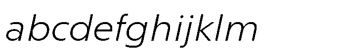 Colossus XLight Italic FONT