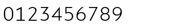 Colossus XLight Font OTHER CHARS