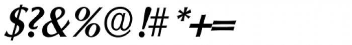Columbia Serial Medium Italic Font OTHER CHARS