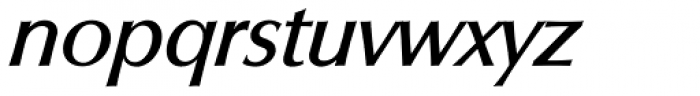 Columbia Serial Medium Italic Font LOWERCASE